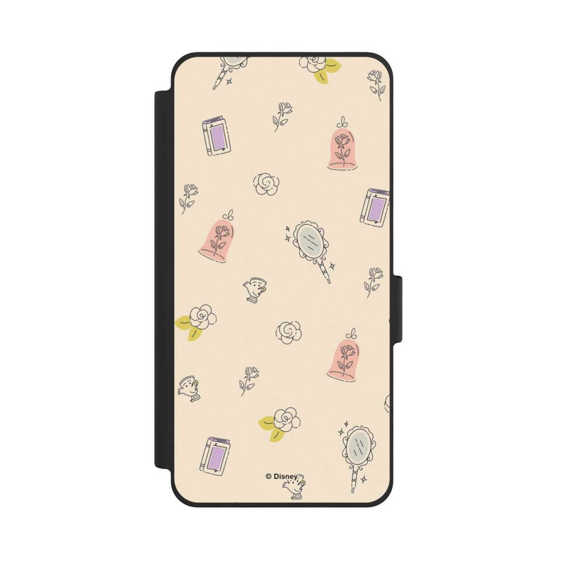 Galaxy S26 NIVOflip Princess Accessoires Pattern Beige Disney Princess 