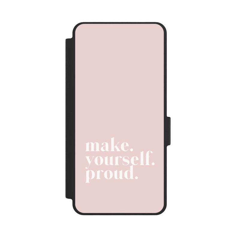 Galaxy S26 NIVOflip Make Yourself Proud Zitat - Altrosa