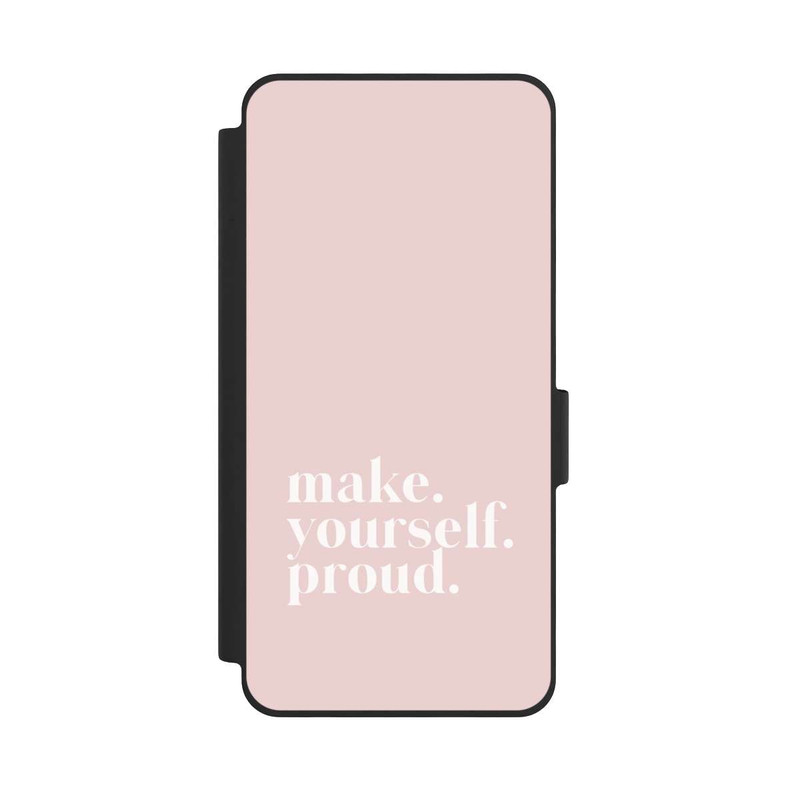 Galaxy S26 NIVOflip Make Yourself Proud Quote - Old Pink