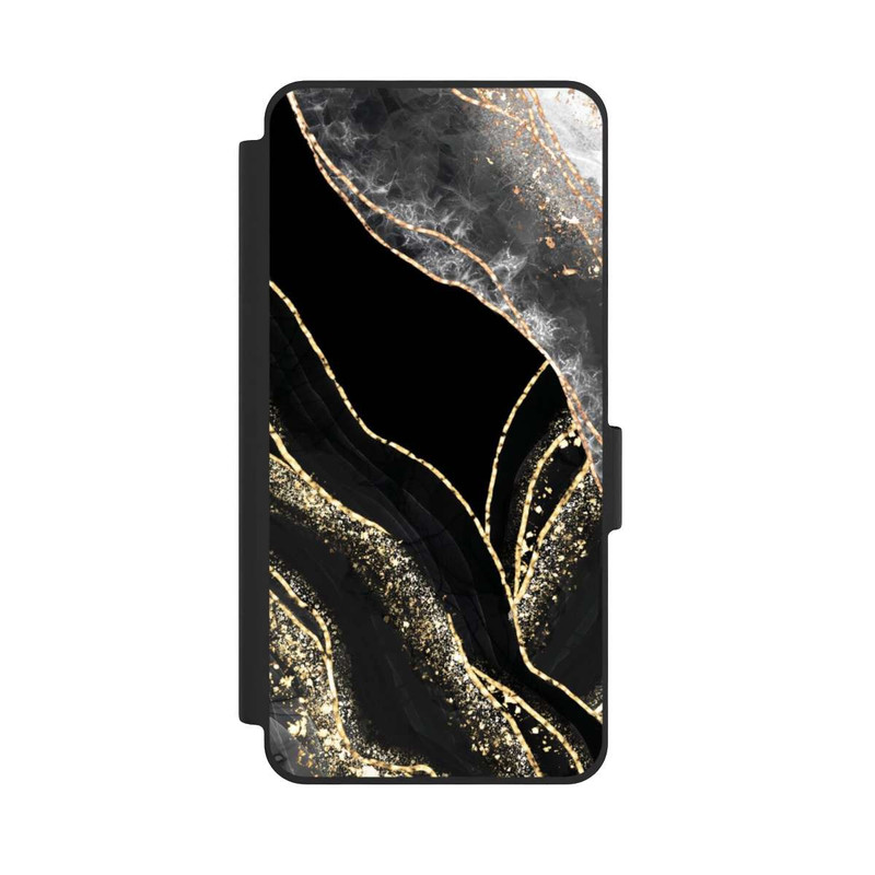 Galaxy S26 NIVOflip Dark Marble Gold