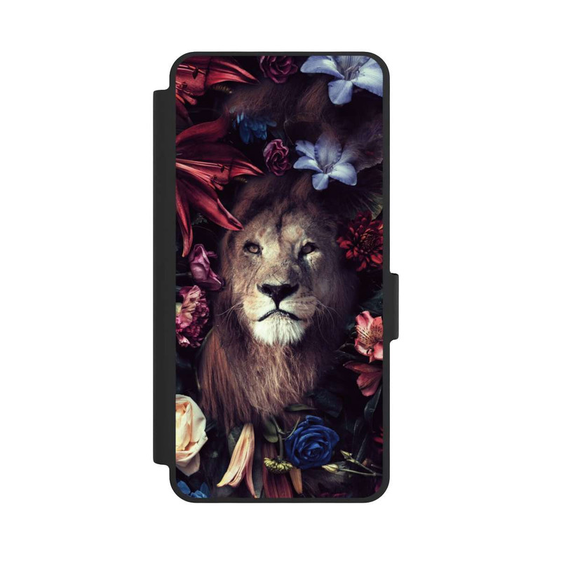 Galaxy S26 NIVOflip Lion & Fleurs Colorées