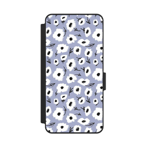 Samsung Galaxy S26 NIVOflip Pattern Fleurs Lilas