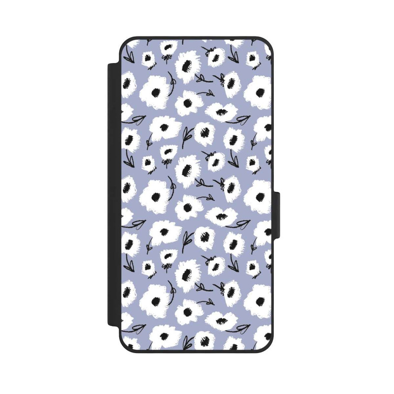 Galaxy S26 NIVOflip Pattern Fleurs Lilas