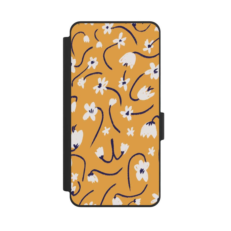 Galaxy S26 NIVOflip Pattern Petites Fleurs Jaunes