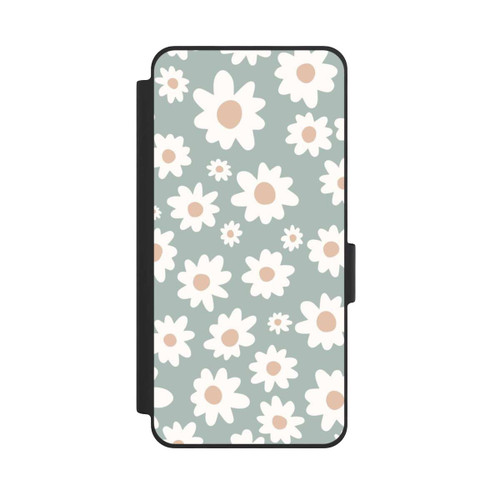 Samsung Galaxy S26 NIVOflip Gänseblümchen Muster grün