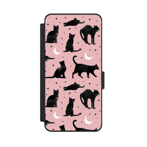 Samsung Galaxy S26 NIVOflip Lune &amp; Chats Fond Rose