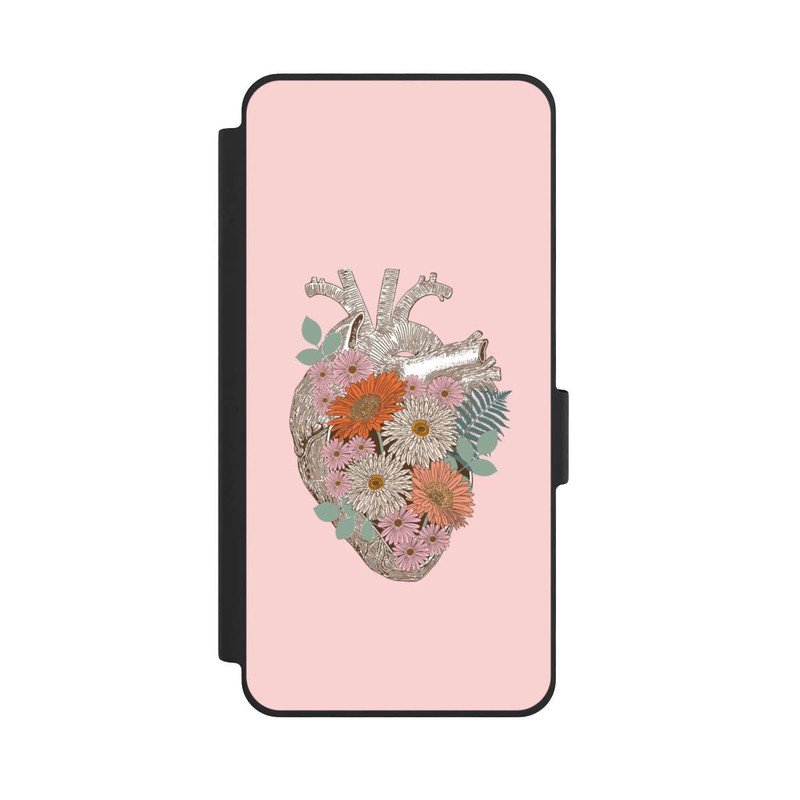 Galaxy S26 NIVOflip Florales Vintage-Herz