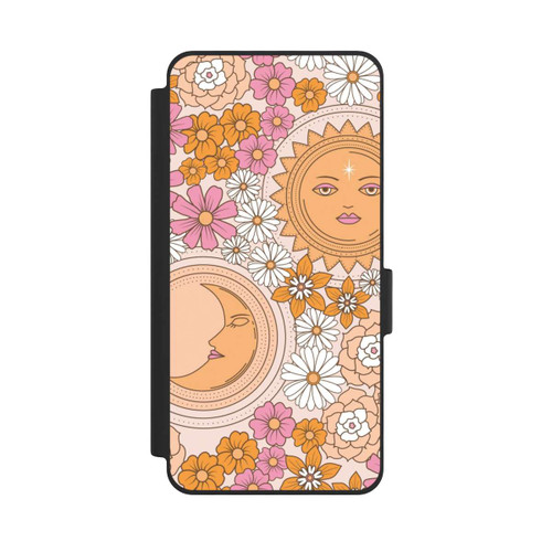 Samsung Galaxy S26 NIVOflip Mond-Sonne-Blumen