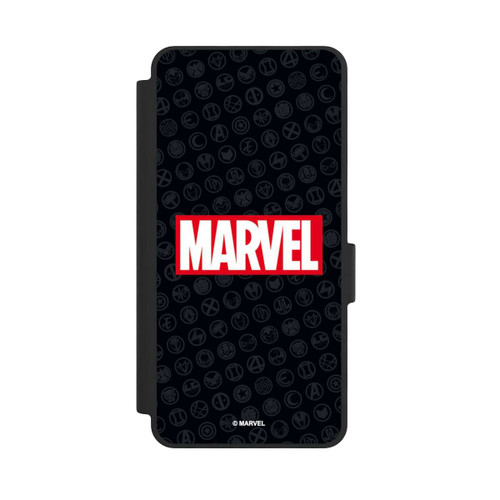 Samsung Galaxy S26 NIVOflip Marvel Logo Black Red 