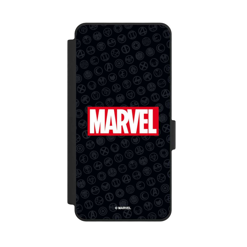 Galaxy S26 NIVOflip Marvel Logo Noir Rouge