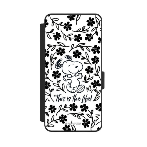 Samsung Galaxy S26 NIVOflip Snoopy schwarz und weiß This Is The Life