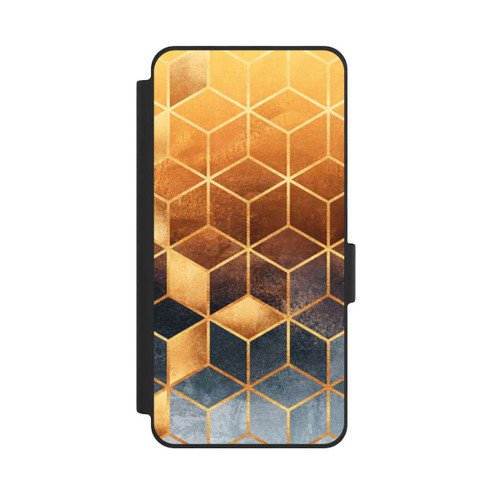 Samsung Galaxy S26 NIVOflip Würfel goldener Farbverlauf