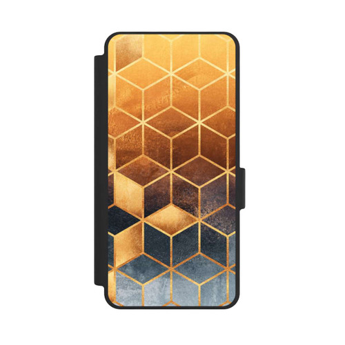 Samsung Galaxy S26 NIVOflip Würfel goldener Farbverlauf
