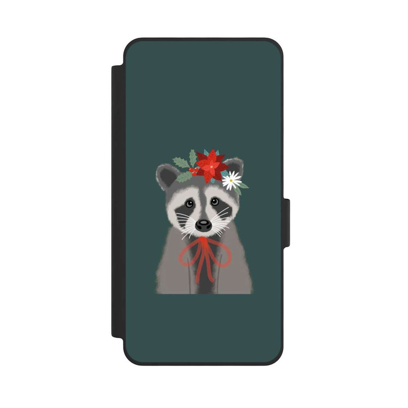 Galaxy S26 NIVOflip weihnachtlicher Waschbär