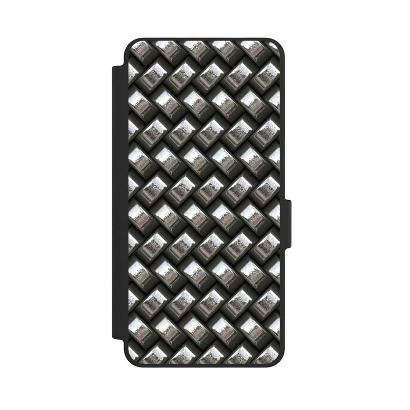 Galaxy S26 NIVOflip Glamour Silver Metal