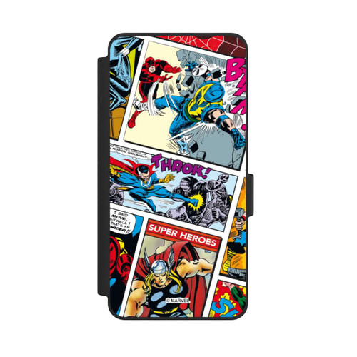 Samsung Galaxy S26 NIVOflip Marvel Retro Comic Blue