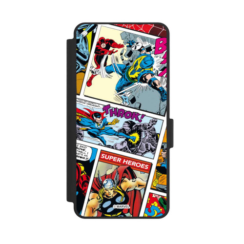 Samsung Galaxy S26 NIVOflip Marvel Retro Comic Blue