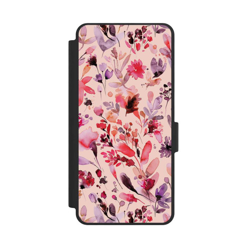 Samsung Galaxy S26 NIVOflip Künstlerische Blumen Viva Magenta
