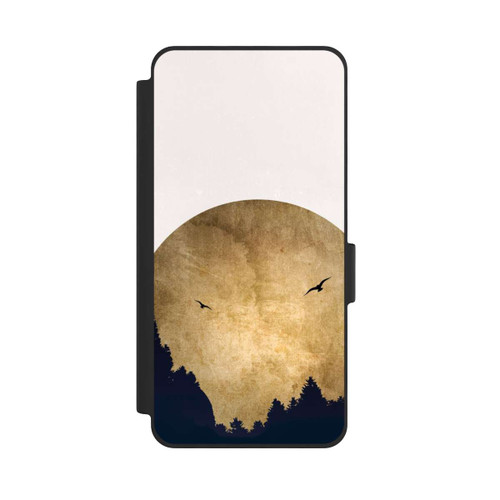 Samsung Galaxy S26 NIVOflip Zwei Vögel vor Mond