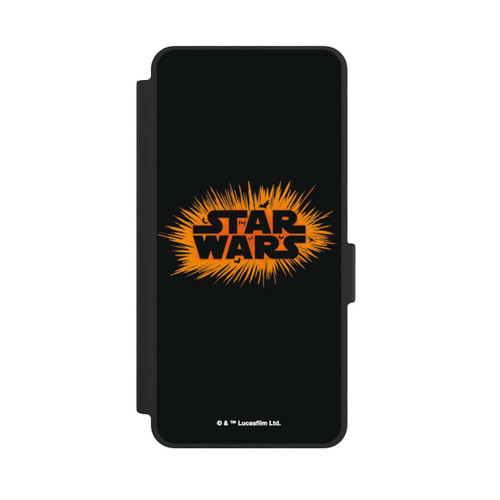 Samsung Galaxy S26 NIVOflip Star Wars Logo Orange Halloween Explosion