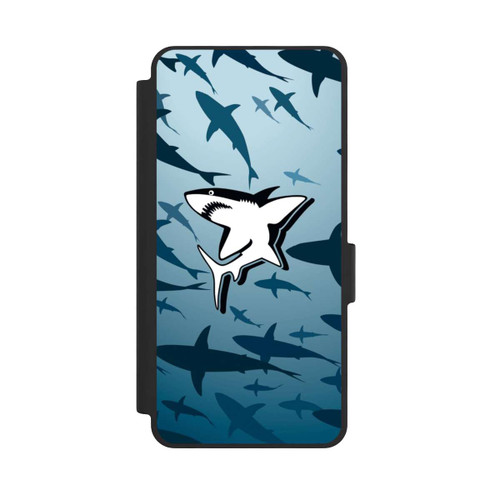 Samsung Galaxy S26 NIVOflip Haie Muster Blau