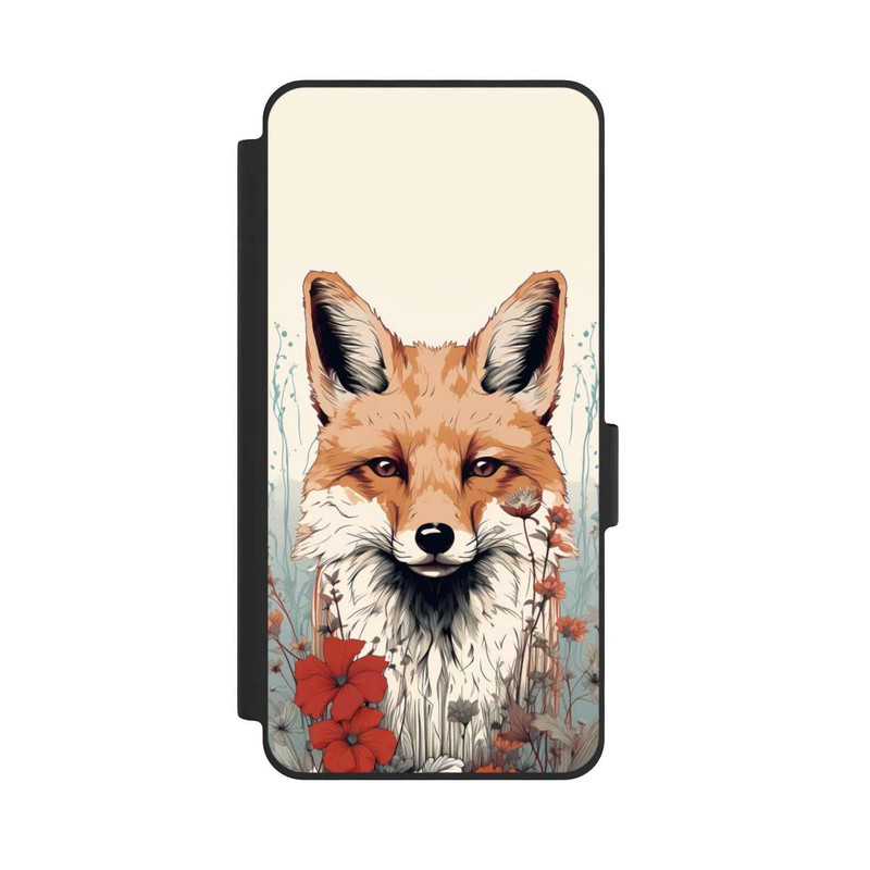 Galaxy S26 NIVOflip  Fox with Flowers