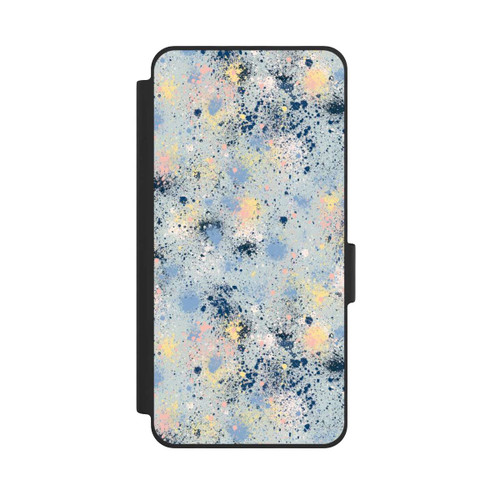 Samsung Galaxy S26 NIVOflip Tintentropfen Staub Textur Blau