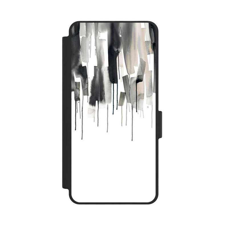 Galaxy S26 NIVOflip Watery Stripes Japandi Black