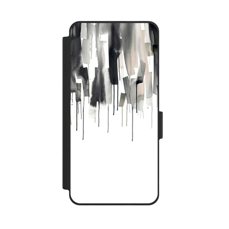 Galaxy S26 NIVOflip Watery Stripes Japandi Black