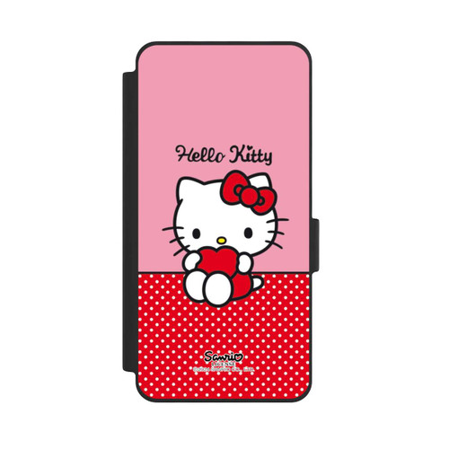 Samsung Galaxy S26 NIVOflip Hello Kitty sitzend mit Herz