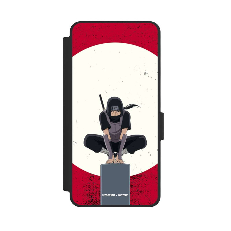 Galaxy S26 NIVOflip Symbole Itachi Uchiha fond rouge