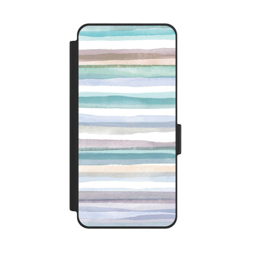 Samsung Galaxy S26 NIVOflip Pastellfarbene Streifen Blau