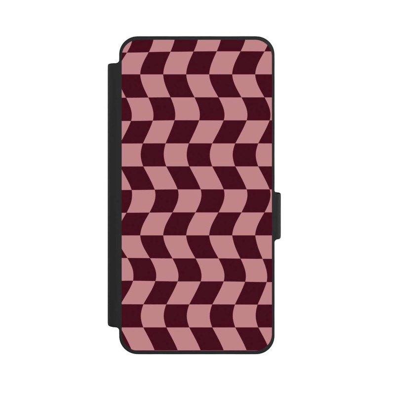 Galaxy S26 NIVOflip Schachbrett Rot-Rosa