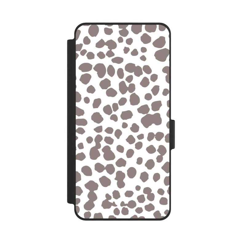 Galaxy S26 NIVOflip Gepard Muster Braun Weiß