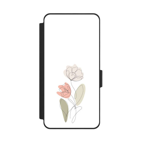 Samsung Galaxy S26 NIVOflip Blume Line Art Beige