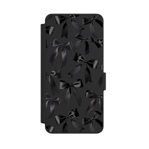 Samsung Galaxy S26 NIVOflip Schwarze Satinschleifen