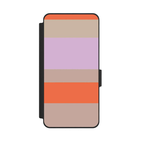 Samsung Galaxy S26 NIVOflip Moca Lila Orange Stripes