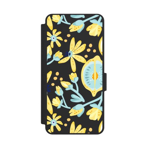 Samsung Galaxy S26 NIVOflip Lemon Summer Pattern Transparent Yellow