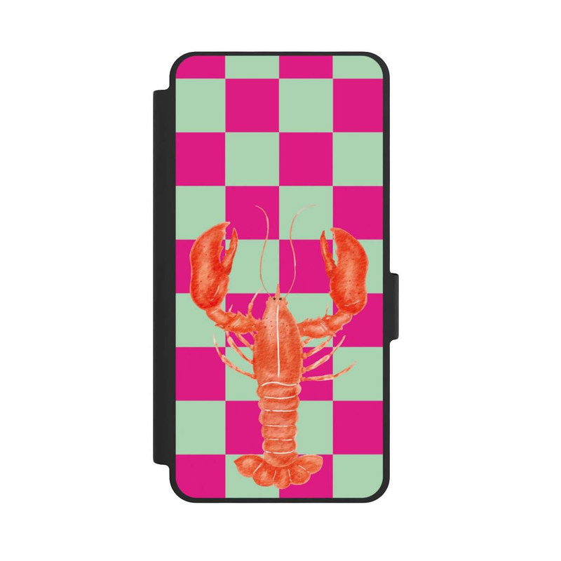 Galaxy S26 NIVOflip Pink Checkers Lobster