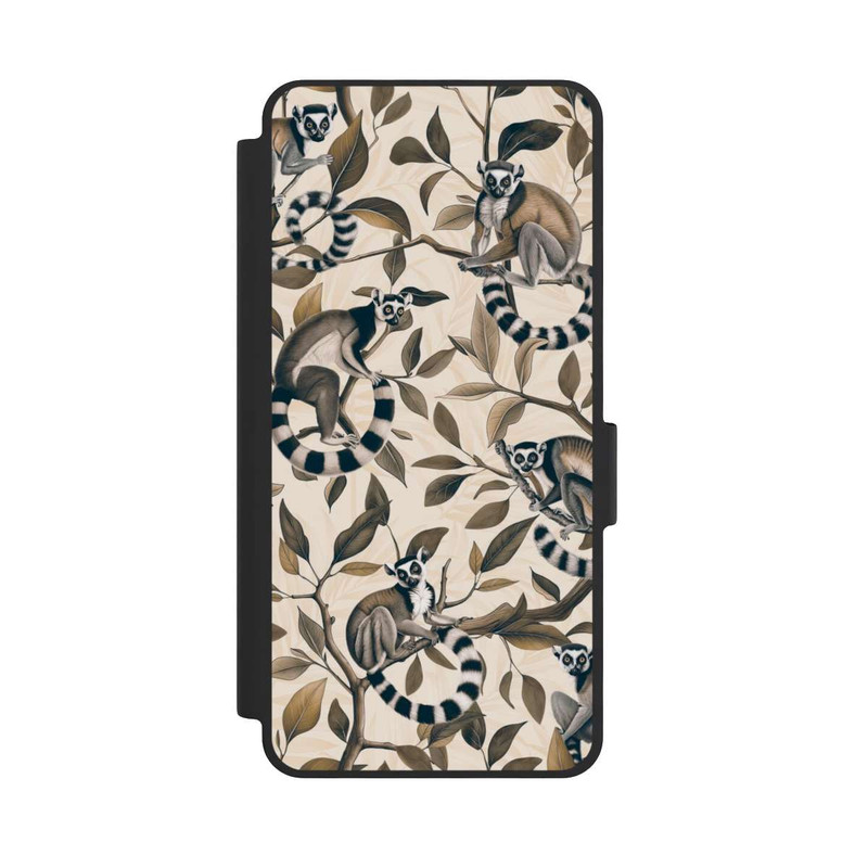 Galaxy S26 NIVOflip Lush Tropical Lemur Paradise