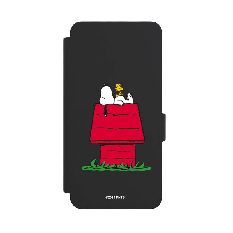 Galaxy S26 NIVOflip Snoopy and Woodstock Classic transparent