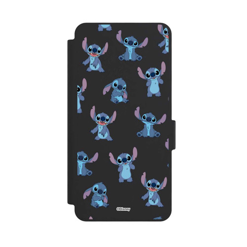 Samsung Galaxy S26 NIVOflip Stitch Faces Pattern Transparent