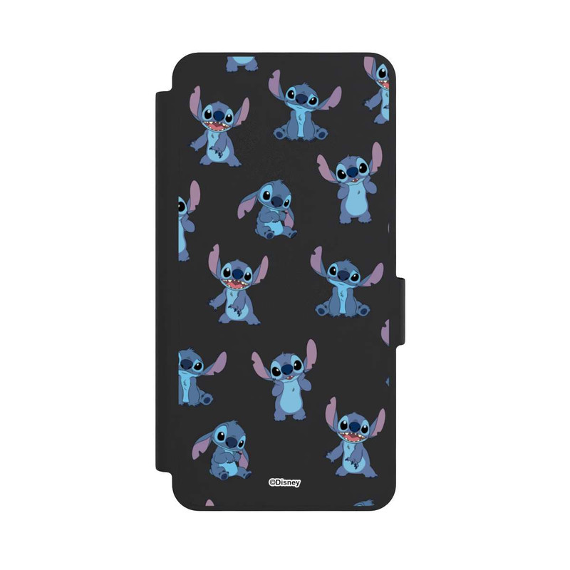 Galaxy S26 NIVOflip Stitch Faces Pattern Transparent