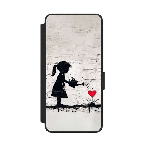 Samsung Galaxy S26 NIVOflip Girl Watering Bunch of Flowers 