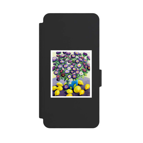 Samsung Galaxy S26 NIVOflip Purple Asters and Lemons by Christopher Ryland