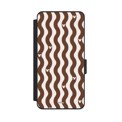 Samsung Galaxy S26 NIVOflip Mickey Mouse Brown Pattern Waves
