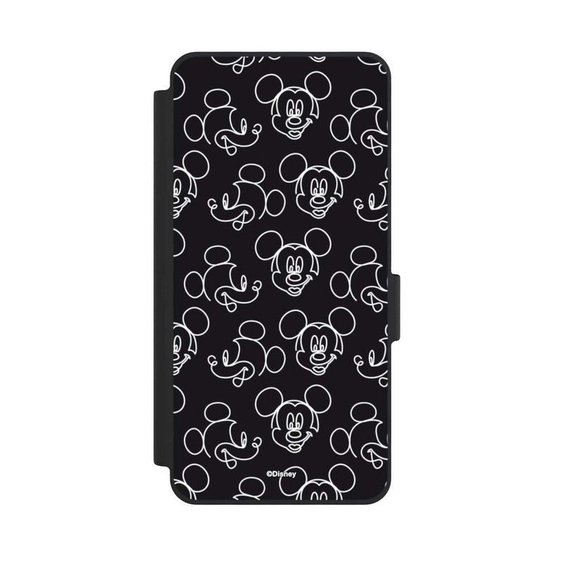 Galaxy S26 NIVOflip Disney Mickey Muster Schwarz