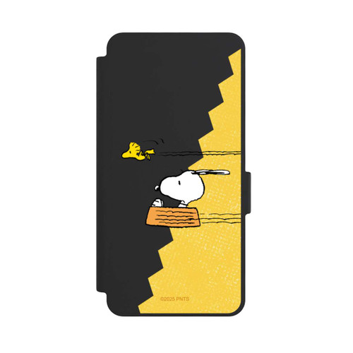 Samsung Galaxy S26 NIVOflip Peanuts-Snoopy und Woodstock Transparent