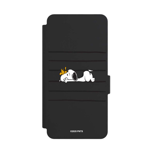 Samsung Galaxy S26 NIVOflip Snoopy Woodstock Streifen Peanuts Transparent