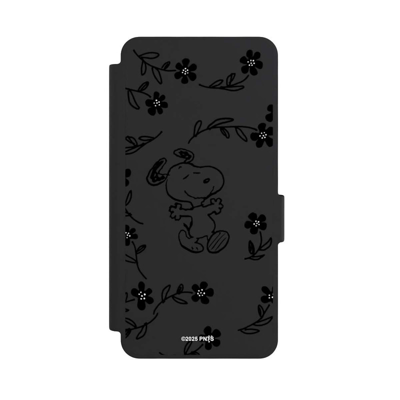 Galaxy S26 NIVOflip Snoopy und Flowers Transparent